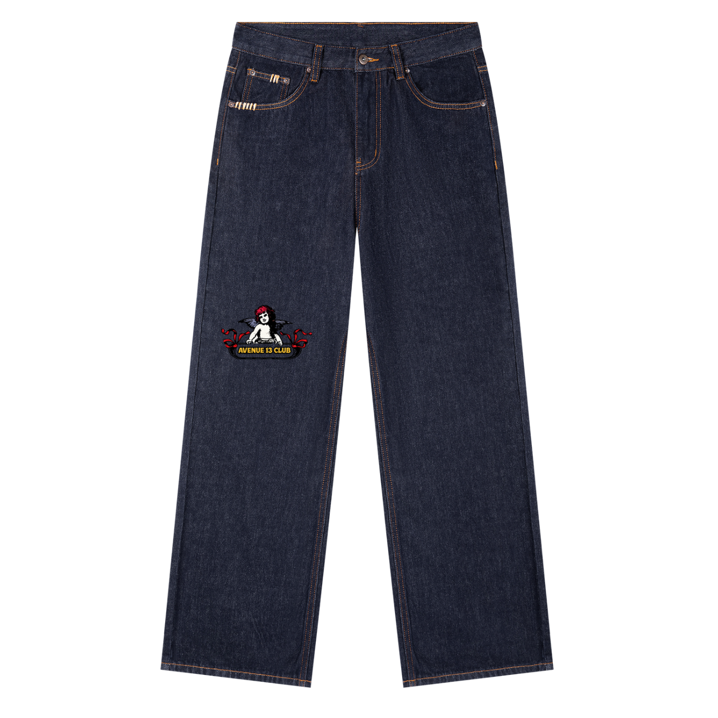 Heavyweight Straight Leg Denim Jeans