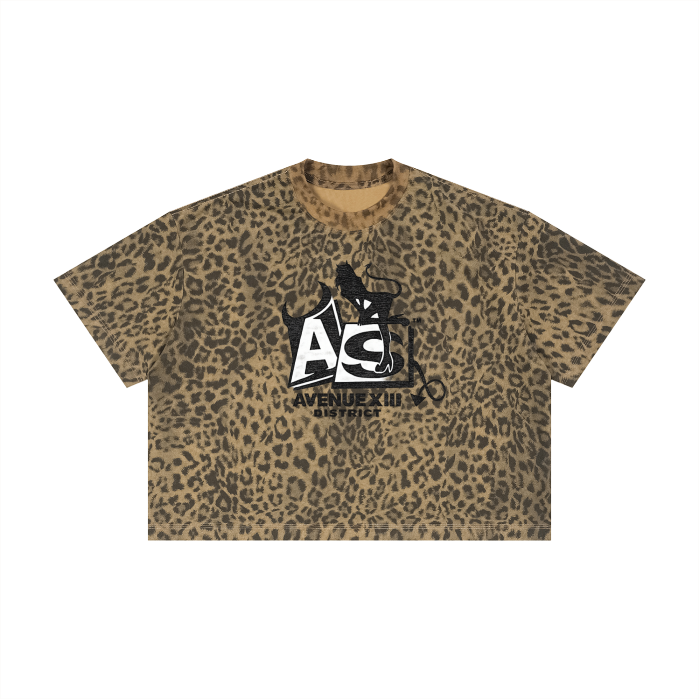 Avenue 13 District Unisex Leopard Print Shirt