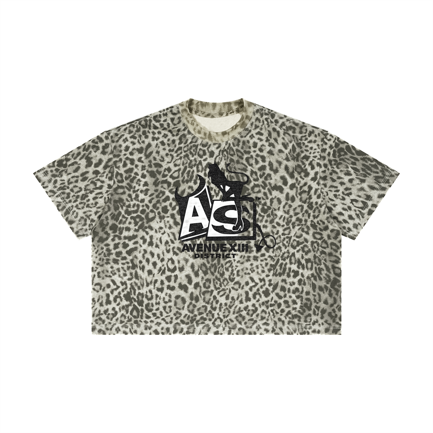 Avenue 13 District Unisex Leopard Print Shirt