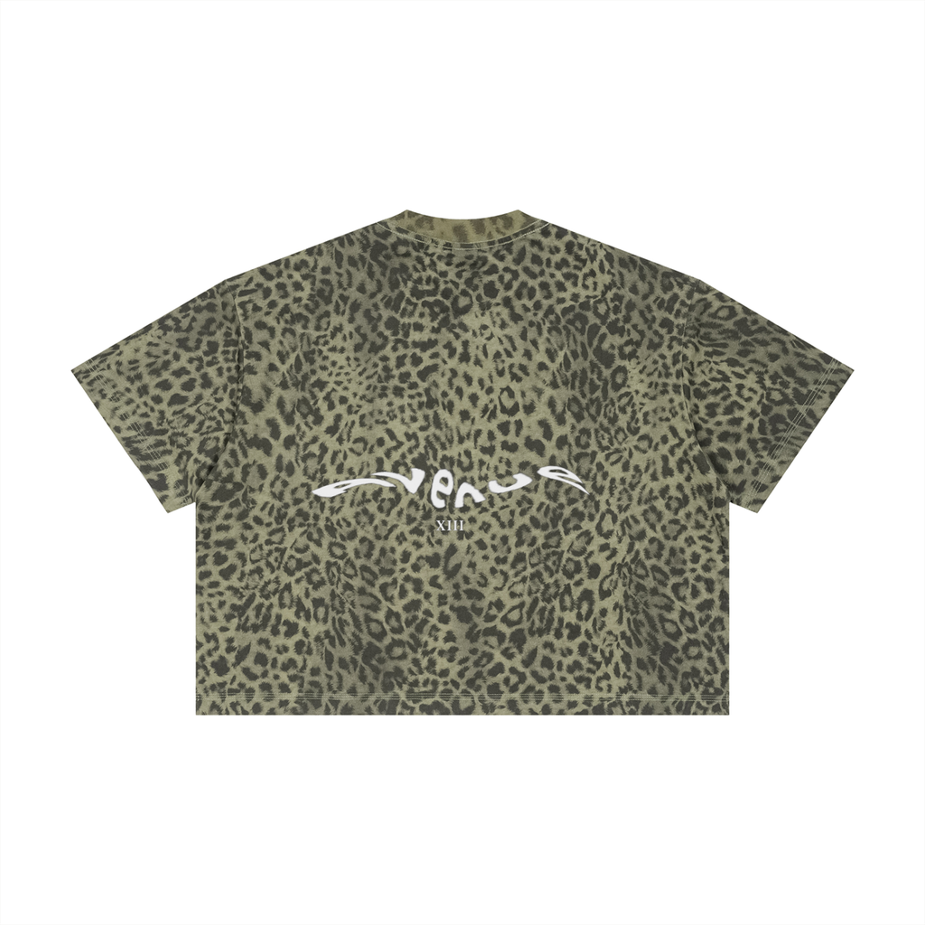 Avenue 13 District Unisex Leopard Print Shirt